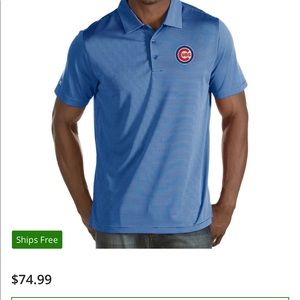 Men’s Chicago Cubs Antigua Desert Dry Polo